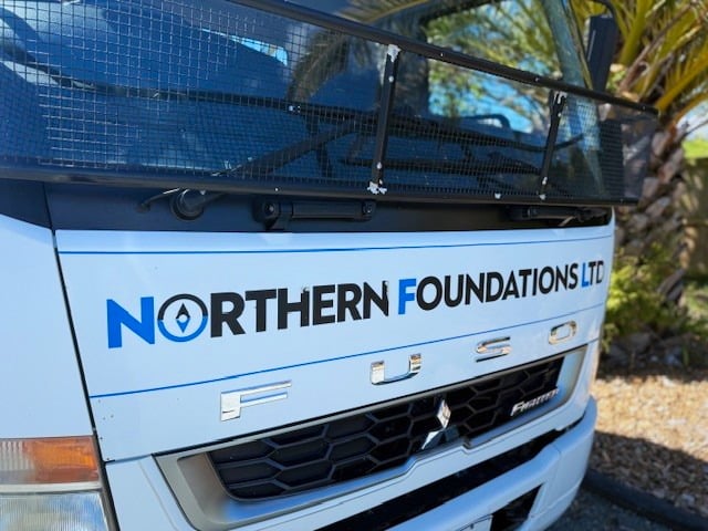 The front of the Northern Foundations truck